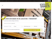 Tablet Screenshot of logisticforce.nl